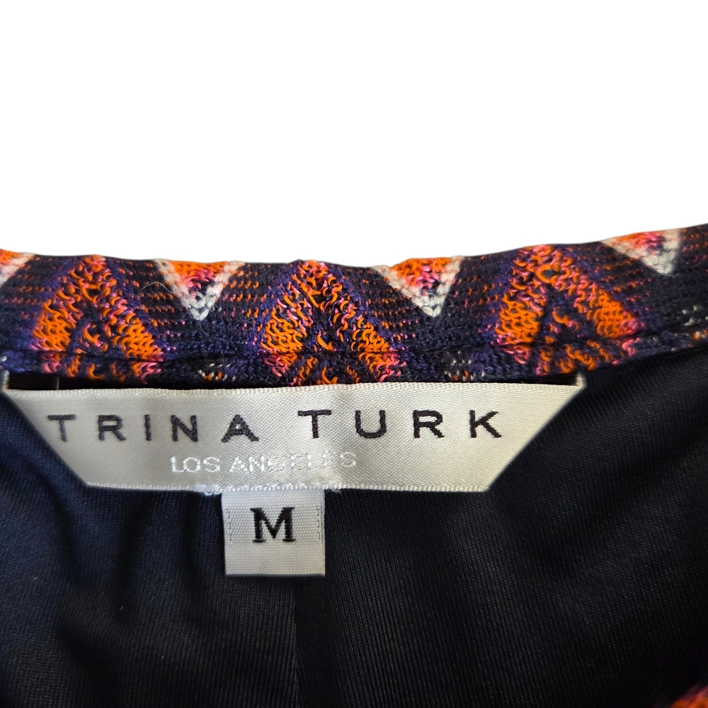 Trina Turk Penelope Knit Wide-Leg Crop Pants Medium - Picture 4 of 9